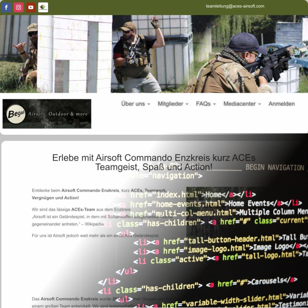 Airsoft Commando Enzkreis Webseiten Support